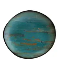 Madera Mint Vago Teller flach 15cm, Blau