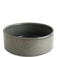 Hornfels Ripple Stapelschale 13cm, 41,5cl, Grau